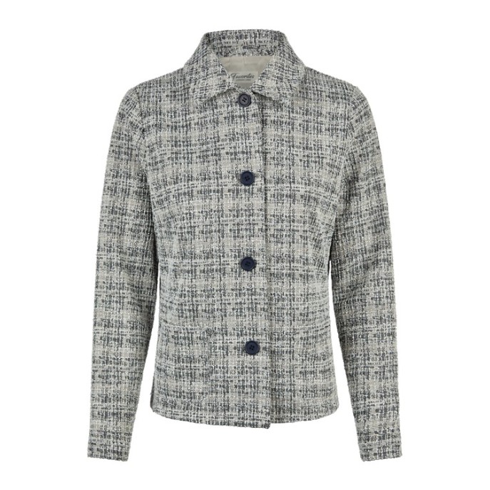 Barbara Lebek blazer mellee Marine Zand